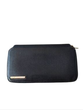 Cartier Black Caviar Leather Zip Long Wallet